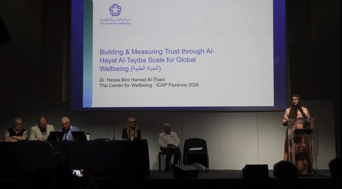 The Center for Wellbeing Participates in ICAP 2026 in Florence